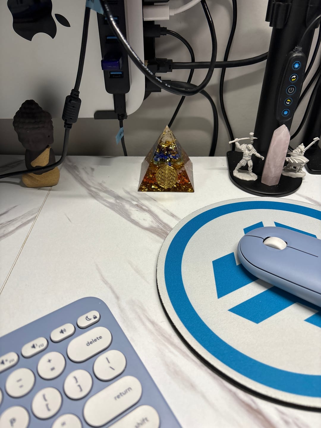 Customer photo review of Seven Chakra Energy Orgone Pyramid
