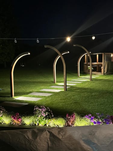 Customer photo review of Bespoke Cut IP67 NEON COB 3000K Warm White / 4000K Cool White Outdoor Top Bend Low Profile Diffuse/Opal Waterproof Sleeve Strip, 24V Constant Voltage