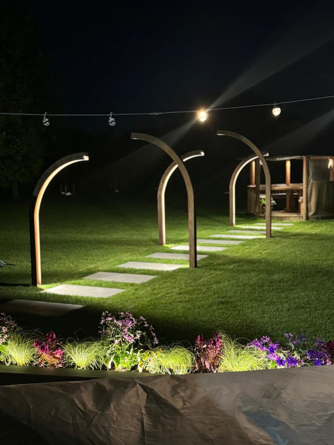 Customer photo review of Bespoke Cut IP67 NEON COB 3000K Warm White / 4000K Cool White Outdoor Top Bend Low Profile Diffuse/Opal Waterproof Sleeve Strip, 24V Constant Voltage