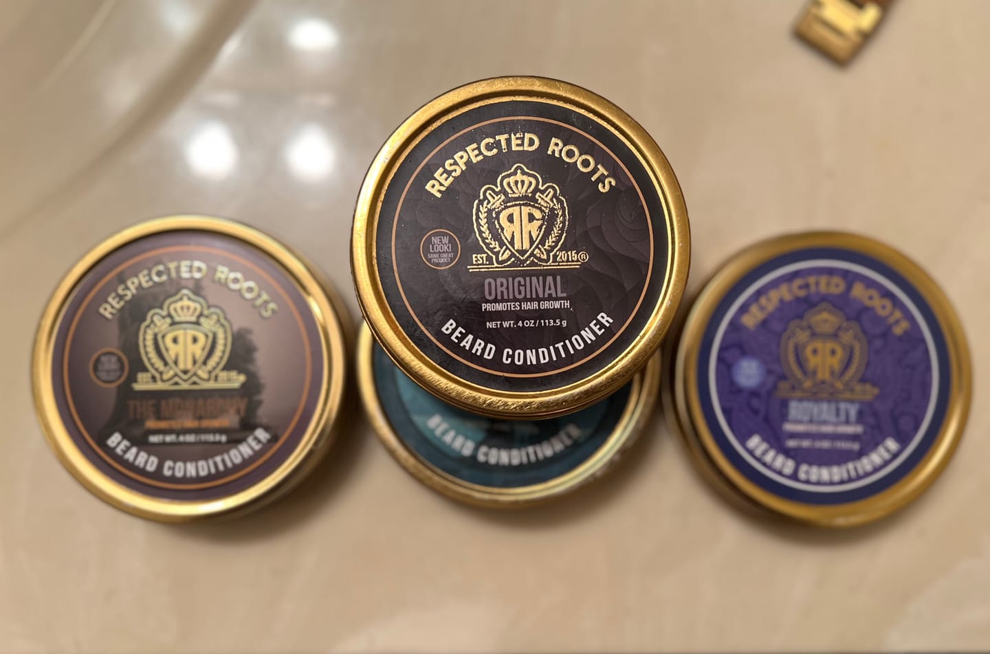 Customer photo review of NEW! Beard Shampoo + The Monarchy Beard Conditioner Combo