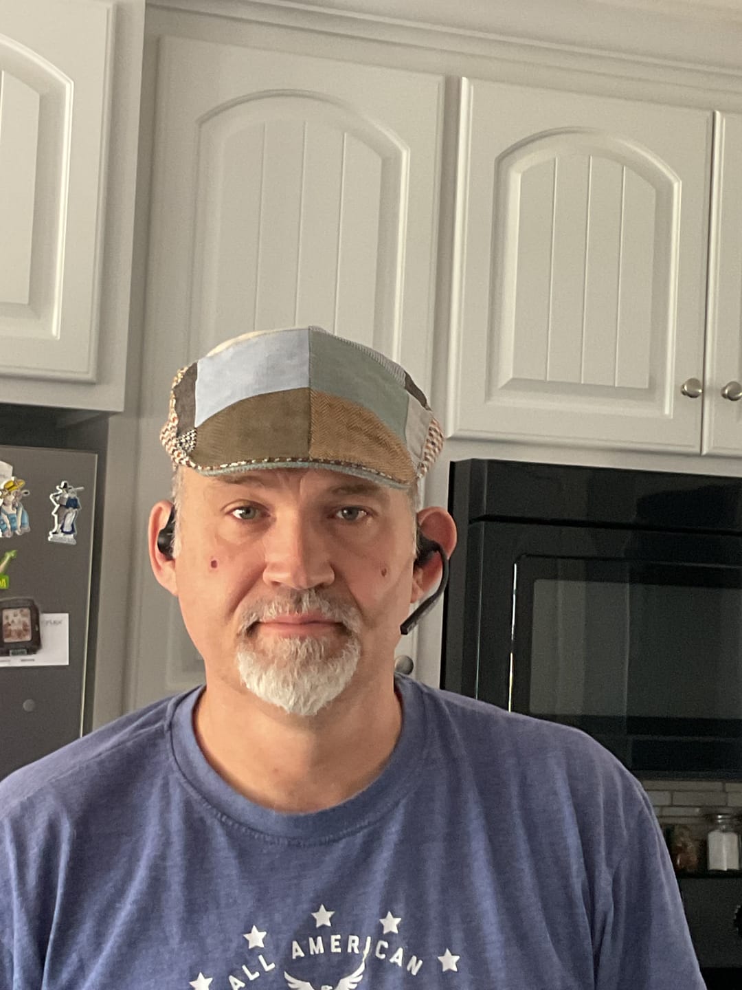 Customer photo review of Linen Patchwork - Donegal Touring Cap