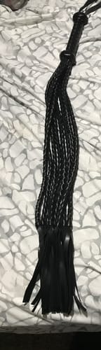 Customer photo review of 8 Tail Braided Flogger