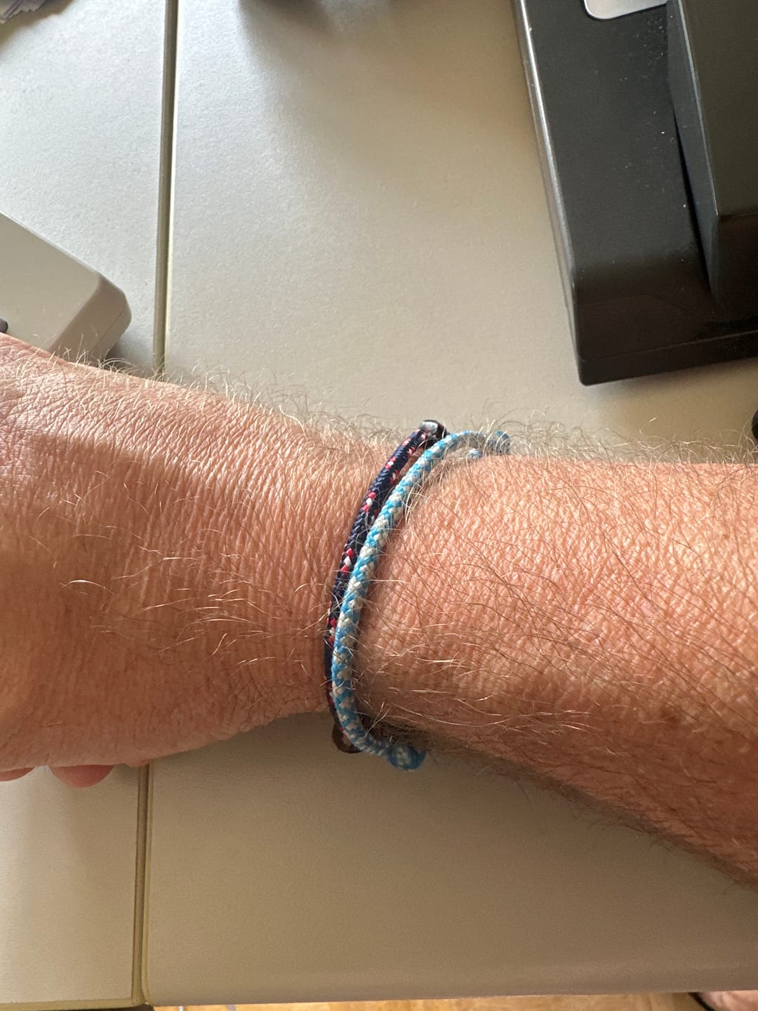 Customer photo review of BERGMENSCH® Karabiner Armband 925 Sterling Silber