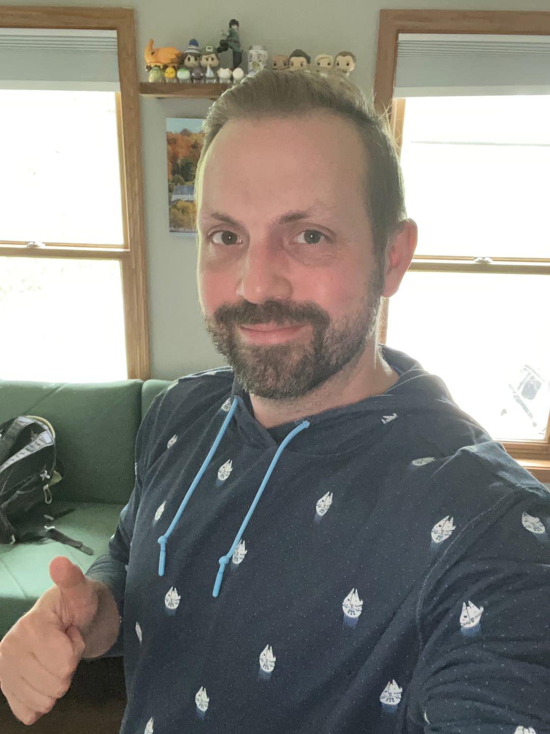 Customer photo review of Star Wars "12 Parsecs" – Performance Hoodie