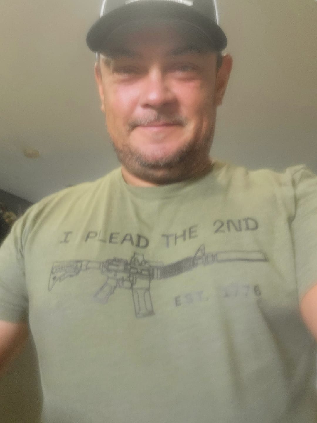 Customer photo review of I Plead The 2nd - Tee