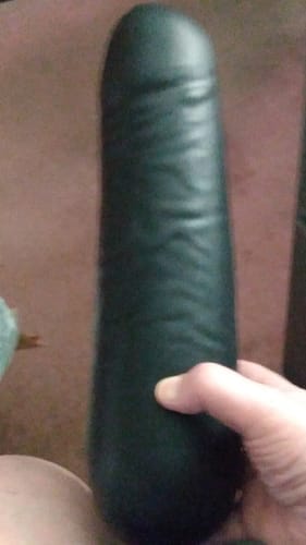 Customer photo review of Giant Inflatable Dildo with Firm Core