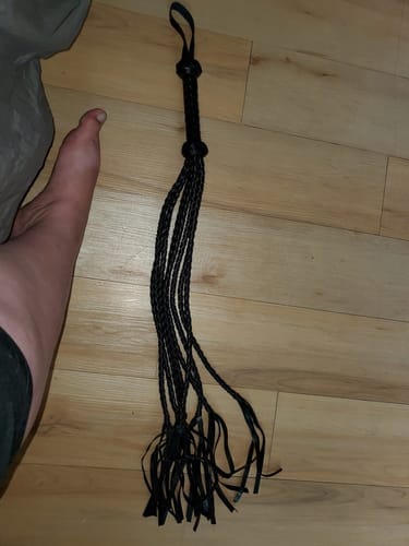 Customer photo review of 8 Tail Braided Flogger
