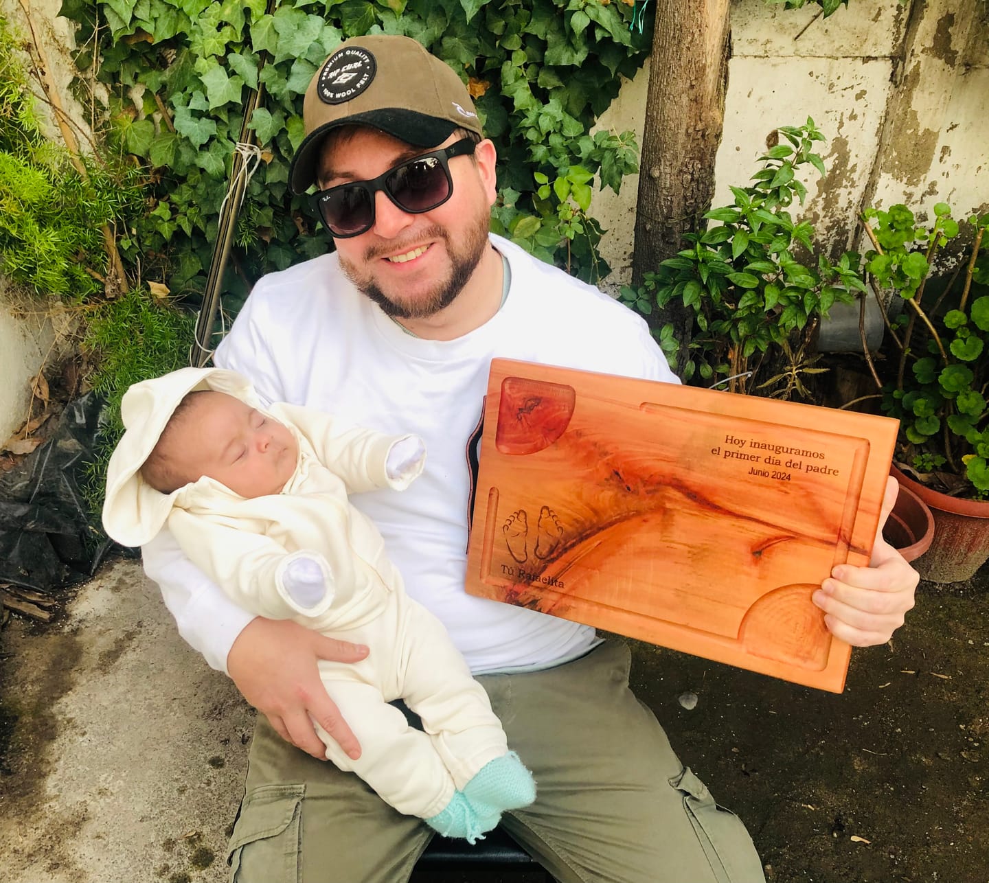 Customer photo review of Tabla Asado Personalizada