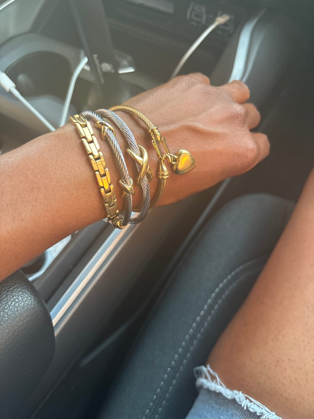 Customer photo review of Rihanna Bracelet Stack