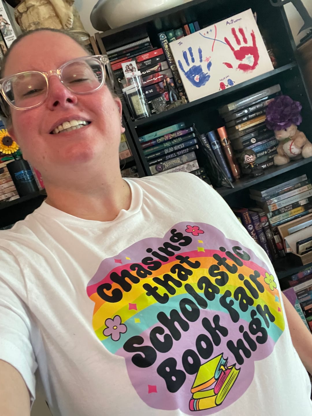 Customer photo review of Book Lovers Monthly T-Shirt Club