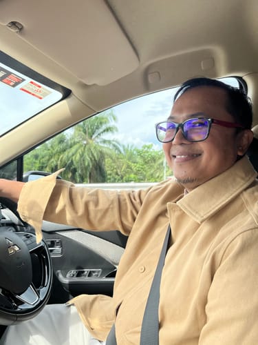 Customer photo review of Twill Work Jacket -  Beige