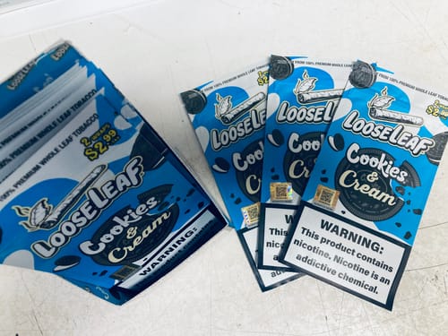 Customer photo review of LooseLeaf x Cookies 2-Pack Wraps (40 Count)