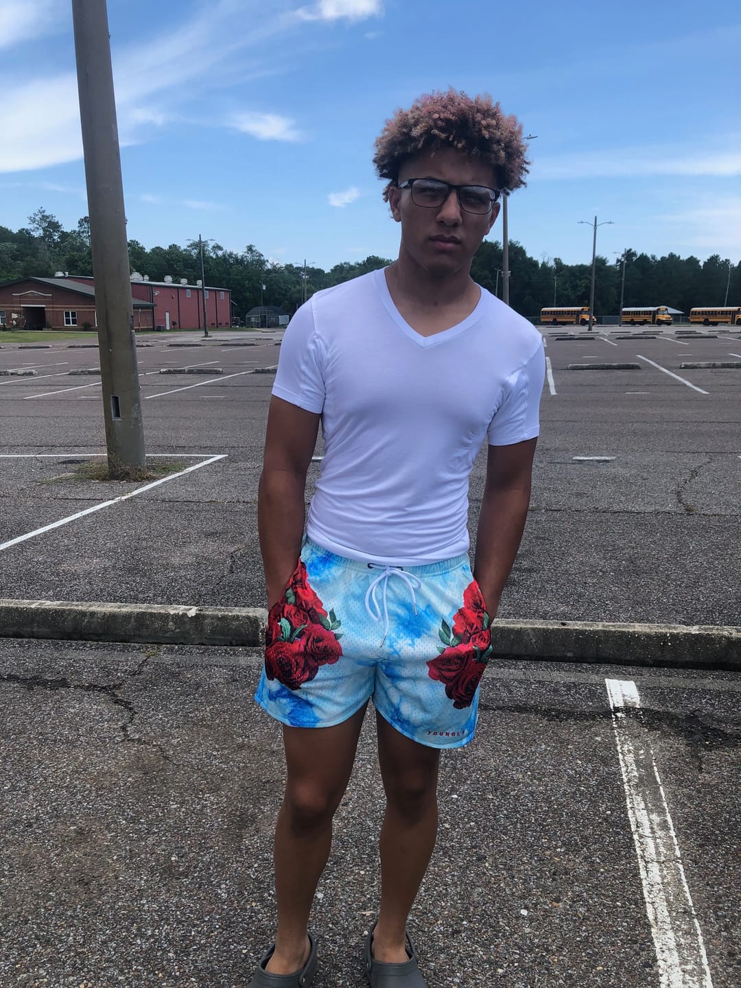 Customer photo review of 141 The Block Party Shorts
