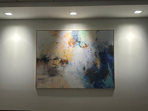 Customer photo review of Modern Abstract Painting #ABAV372