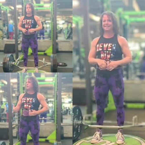 Customer photo review of Never Give UP Repeat (Patriot)