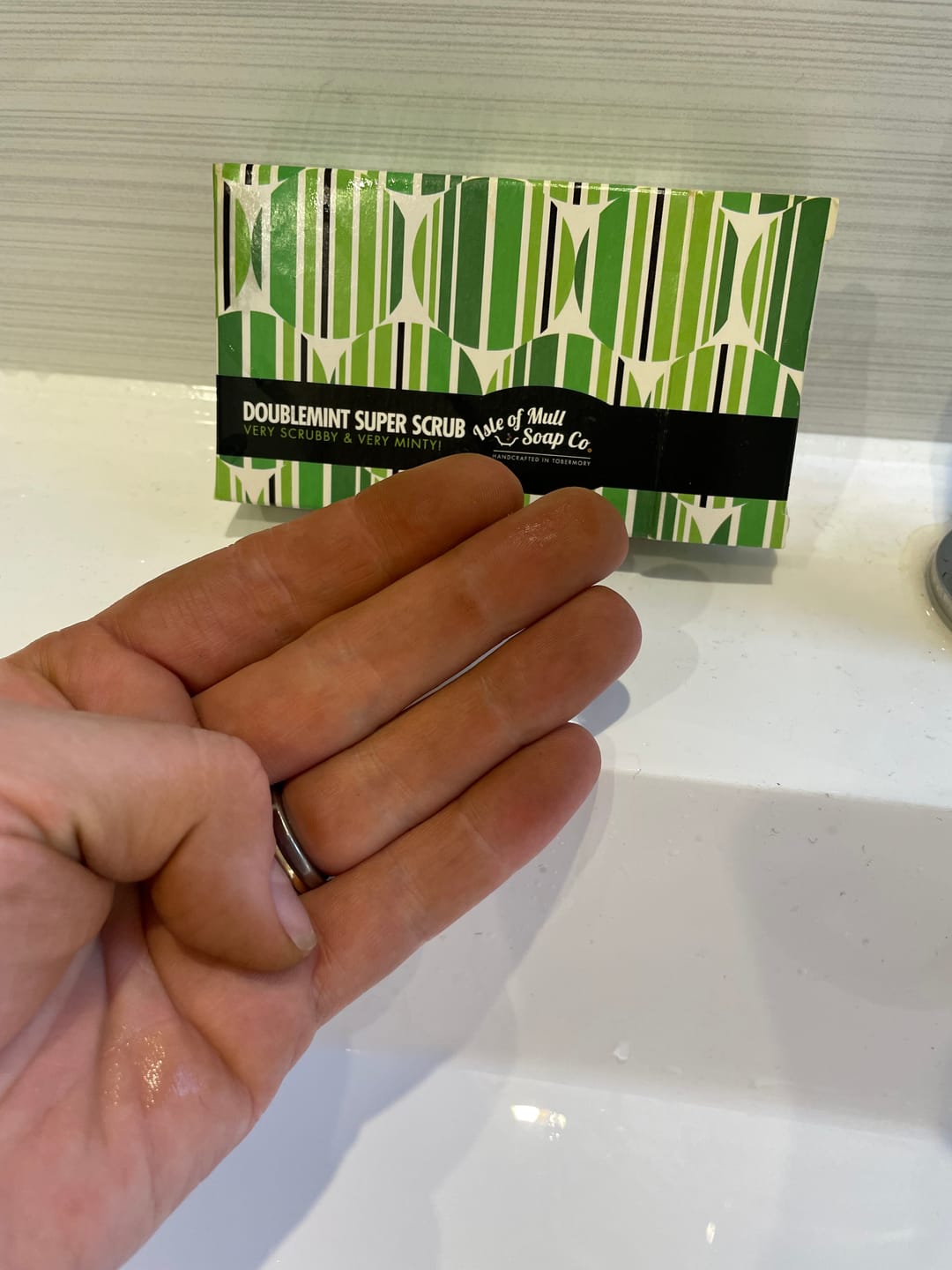 Customer photo review of Doublemint Super Scrub Isle of Mull Soap