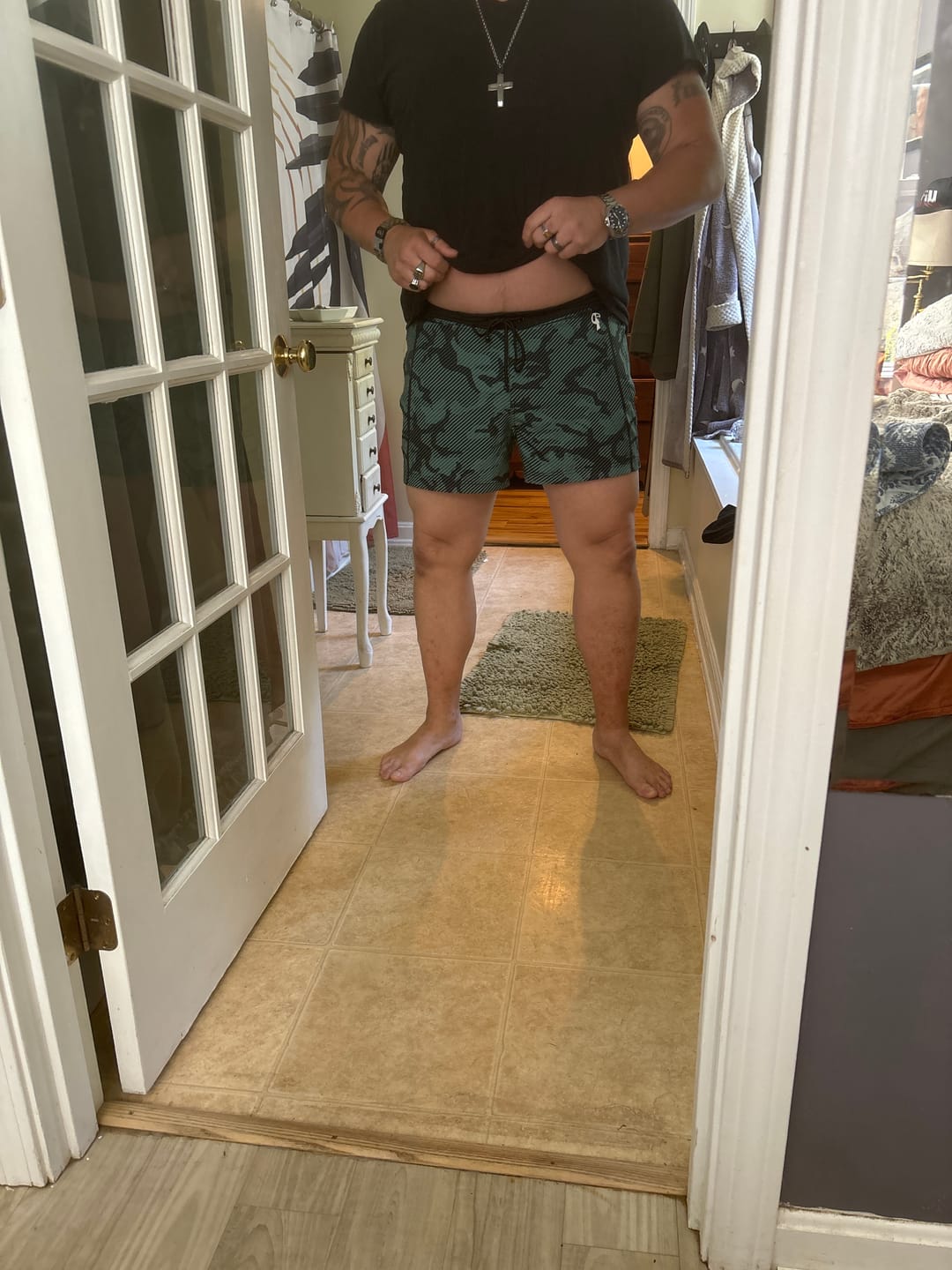 Customer photo review of Striped Green Camo  - 3"