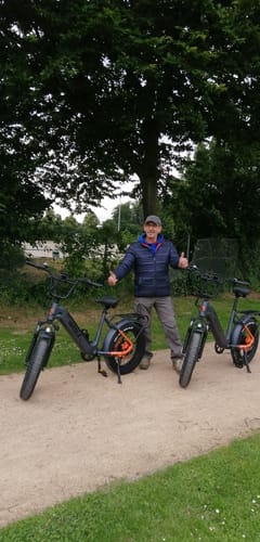 Customer photo review of Vakole SG20 Upgraded Version 250W 20" Fat Bike Electric Trekking Bike 48V 15.6Ah Samsung Battery