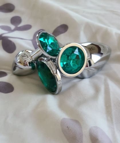 Customer photo review of Emerald Gem Anal Plug Set