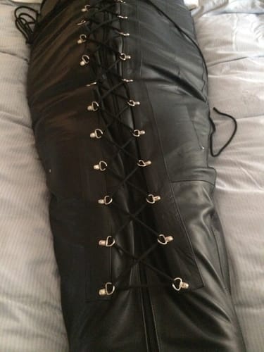 Customer photo review of Strict Leather Sleepsack