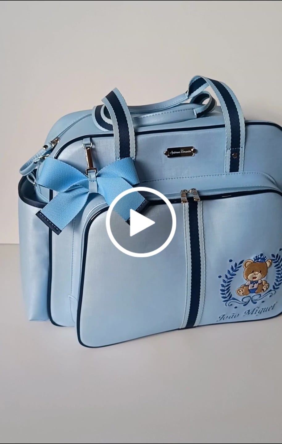 Customer video review of DUNA 0.9MM FUNDO MALHA COR NEW AZUL