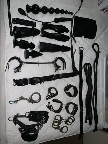 Customer photo review of Hosed 19 Inch Graduated Beaded Anal Snake