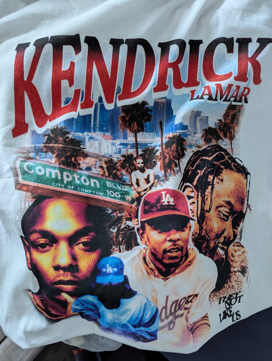 Customer photo review of Kendrick Lamar Not Like Us T-shirt
