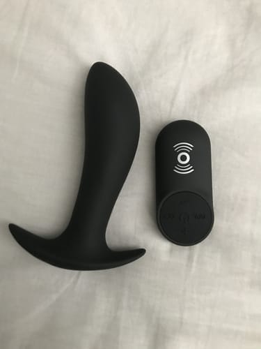 Customer photo review of Silicone Prostate Vibrator with Remote Control