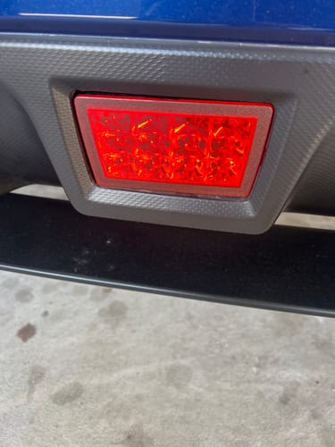 Customer photo review of 2014-2023 SUBARU WRX / STI LED F1 BRAKE FOG LIGHTS
