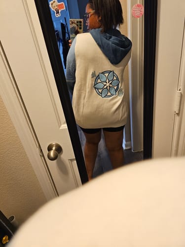 Customer photo review of Genshin Zipper Hoodie [In-Stock]