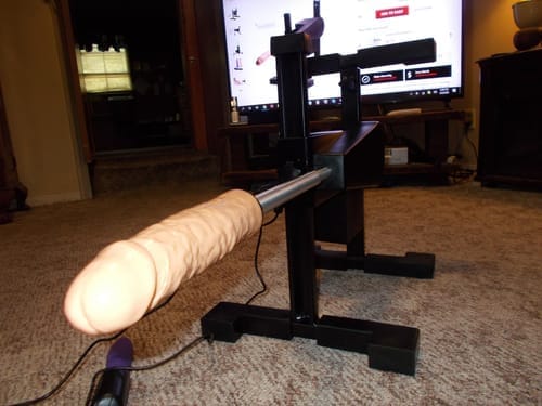 Customer photo review of Deluxe Versa Fuk Supercharged Sex Machine Kit