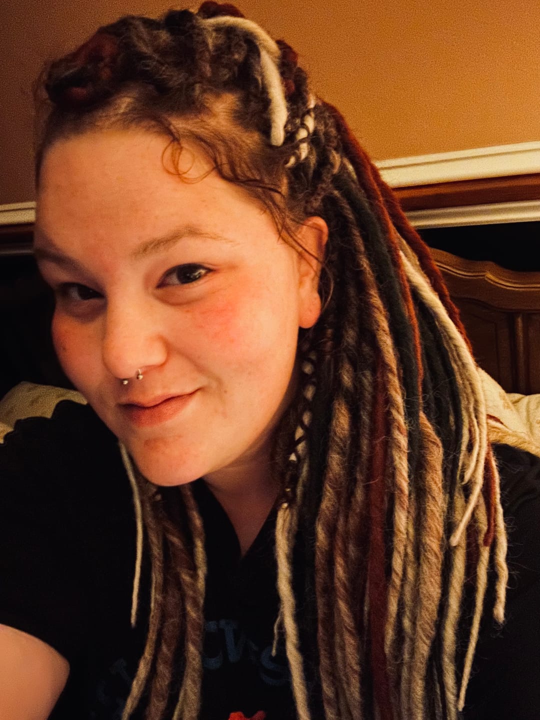 Customer photo review of DARK RED