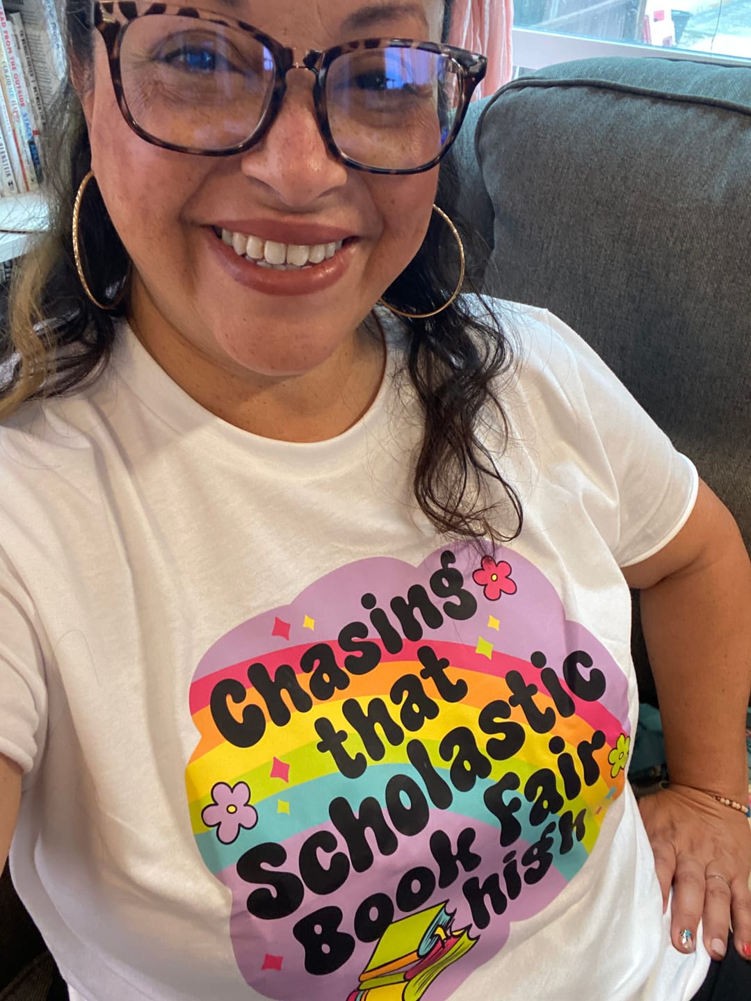 Customer photo review of Book Lovers Monthly T-Shirt Club