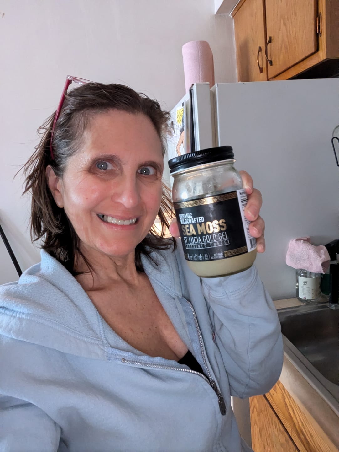 Customer photo review of St Lucia Gold Sea Moss Gel