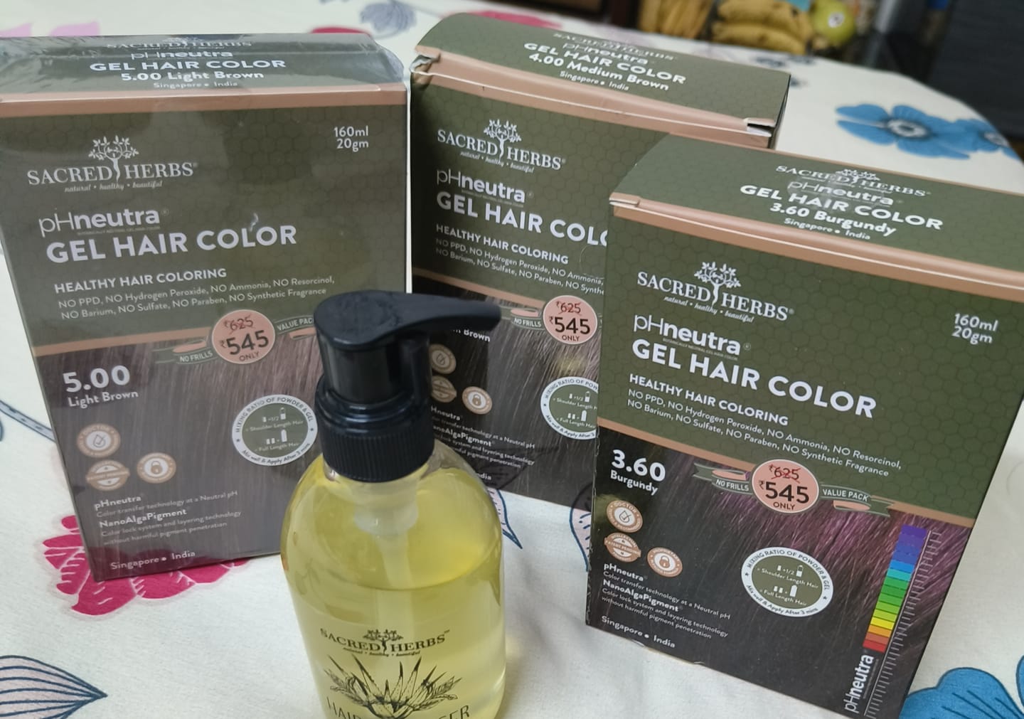 Customer photo review of Damage Free pH Neutral Gel Colour - Available in 5 Shades (Value Pack)