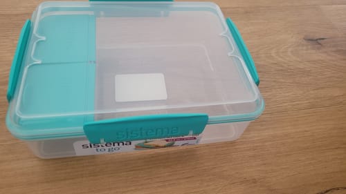 Customer photo review of קופסת אוכל מחולקת סיסטמה 975 מל'