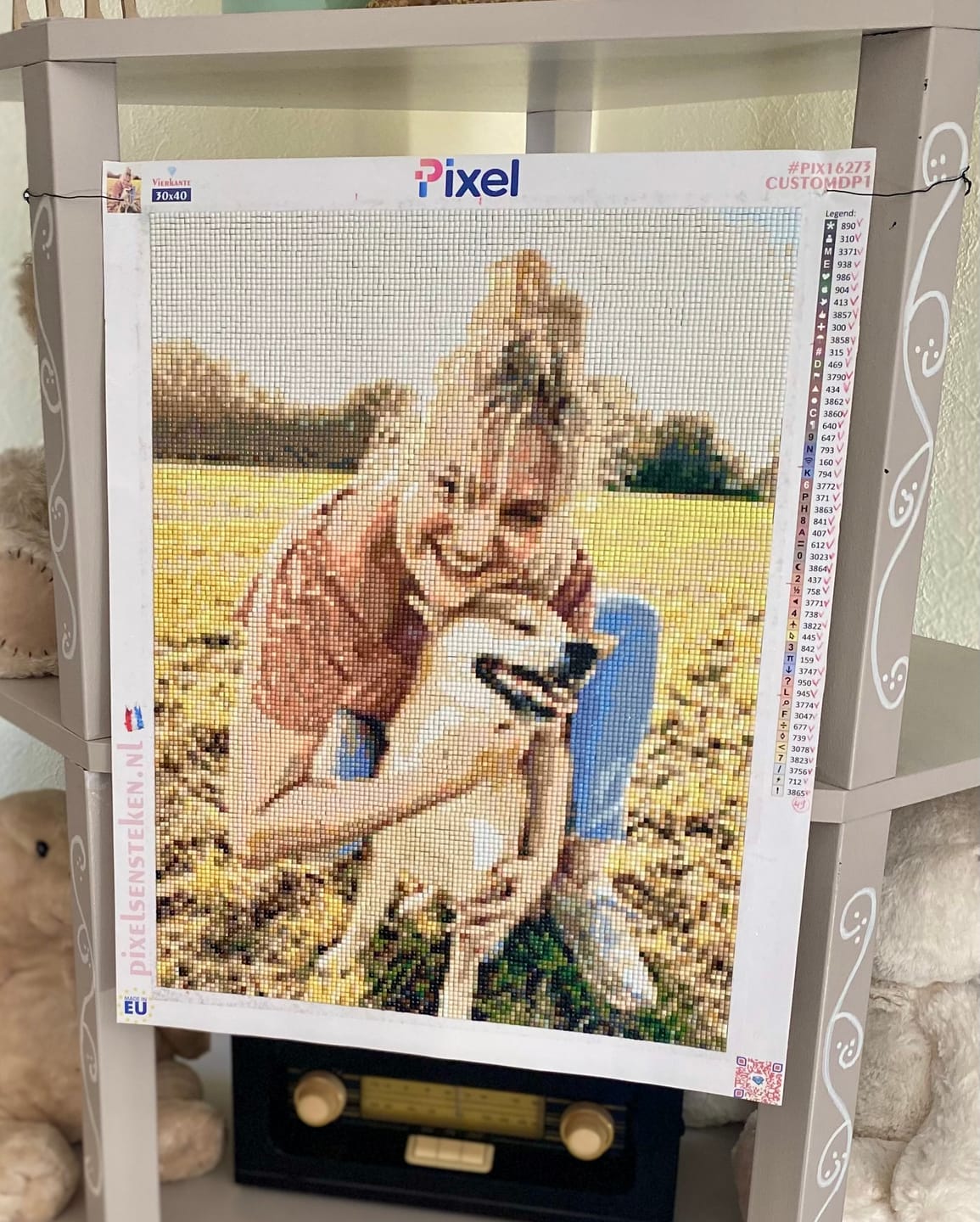 Customer photo review of Diamond Painting Eigen Foto - Snelle Levering