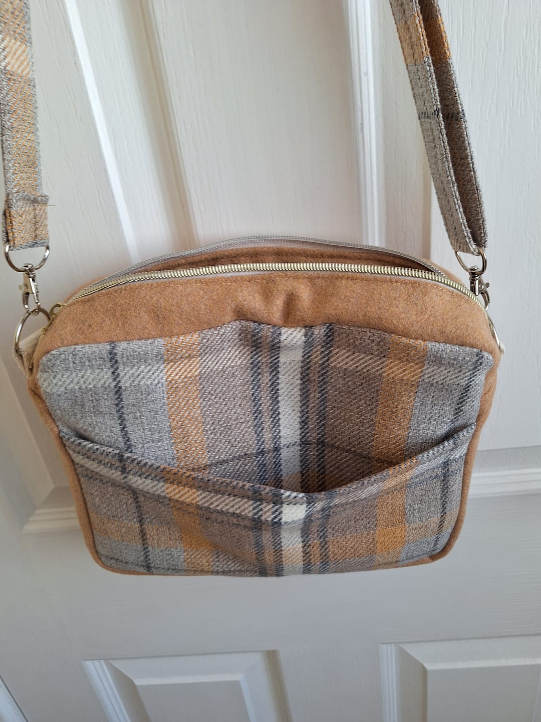 Customer photo review of Tartan Wool Touch Fabric