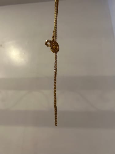 Customer photo review of VVS1 Moissanite Custom Photo Memory Pendant