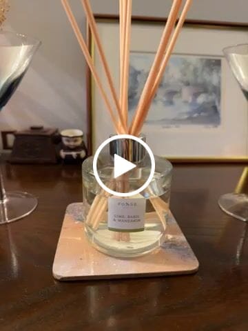 Customer video review of Lime, Basil & Mandarin Reed Diffuser