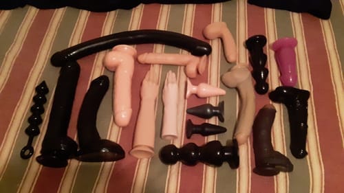 Customer photo review of The Fister Hand and Forearm Dildo
