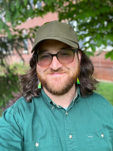 Customer photo review of Big Olive Green Dad Hat