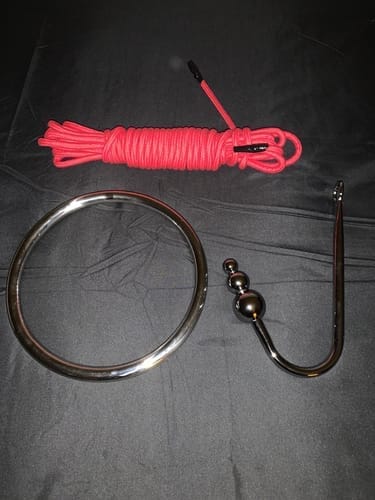 Customer photo review of Beaded Anal Hook