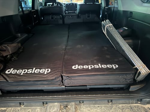 Customer photo review of Deepsleep Solo Camping Mat System for Toyota 4Runner