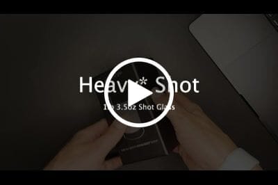 Customer video review of Heavy* Shot | 1lb 3.5oz Shot Glass