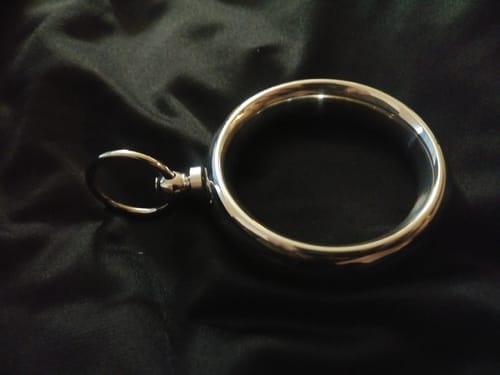 Customer photo review of Lead Me Stainless Steel Cock Ring