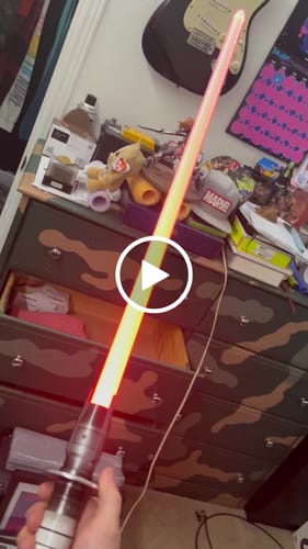 Customer video review of Shin Hati lightsaber