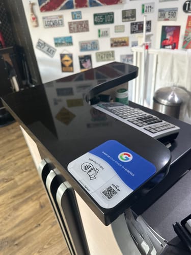 Customer photo review of Google Reviews - Plate