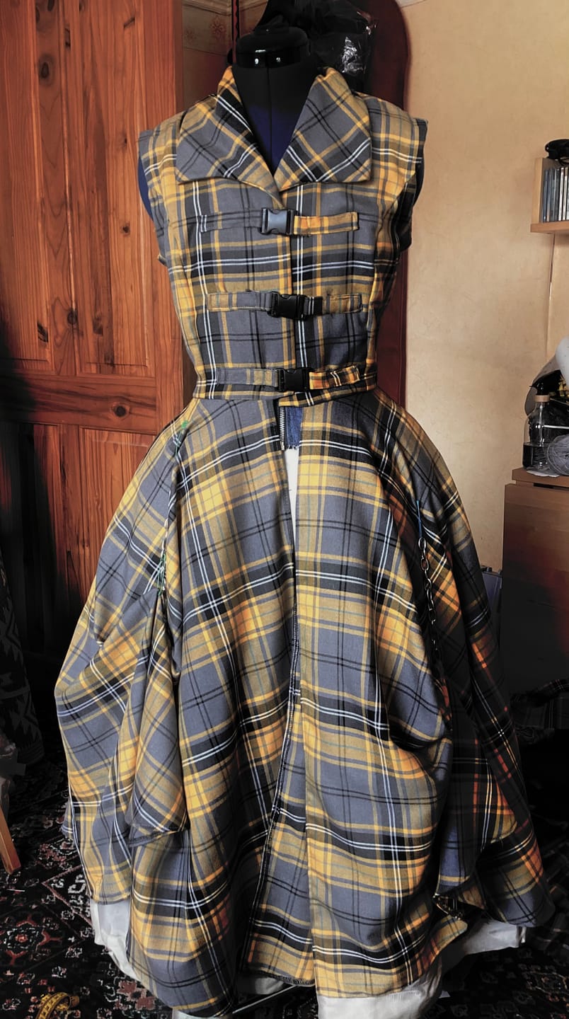Customer photo review of PolyViscose Tartan Fabric