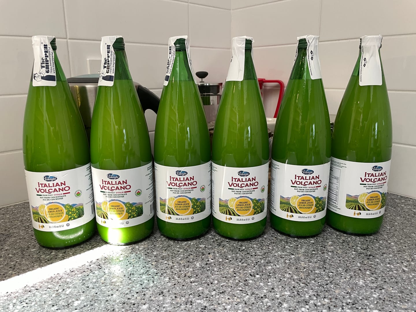 Customer photo review of Italian Volcano - Lemon Juice, 1 L